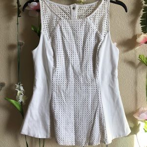 White Tank Top with Open Back